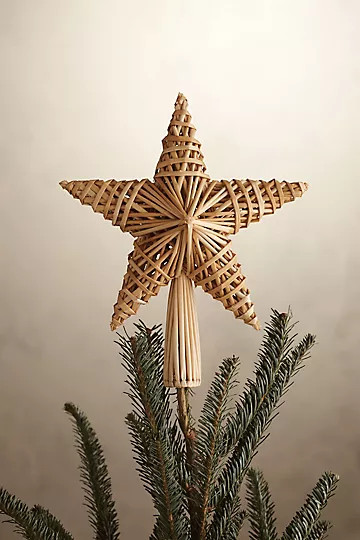 Woven Star Topper | Anthropologie (US)