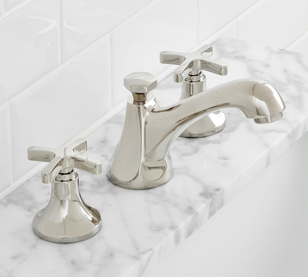 Ryan Cross Handle Bathroom Sink Faucet | Pottery Barn (US)