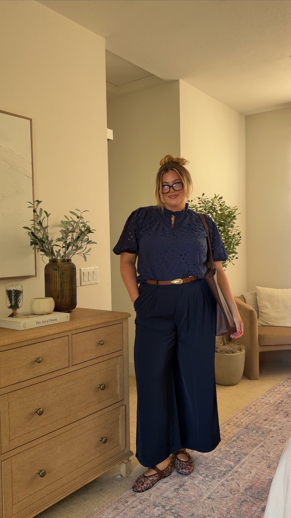 summer workwear 🩵 wearing both the top and bottom in an xxl!! 

#LTKWorkwear #LTKMidsize #LTKFindsUnder50