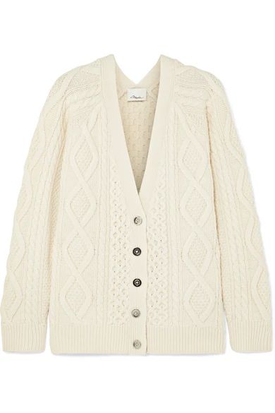 3.1 Phillip Lim - Cable-knit Wool Cardigan - Ivory | NET-A-PORTER (US)