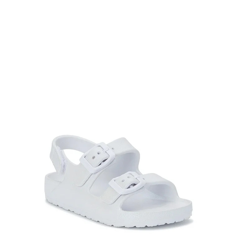 Wonder Nation Toddler Girls 2 Buckle EVA Sandal - Walmart.com | Walmart (US)