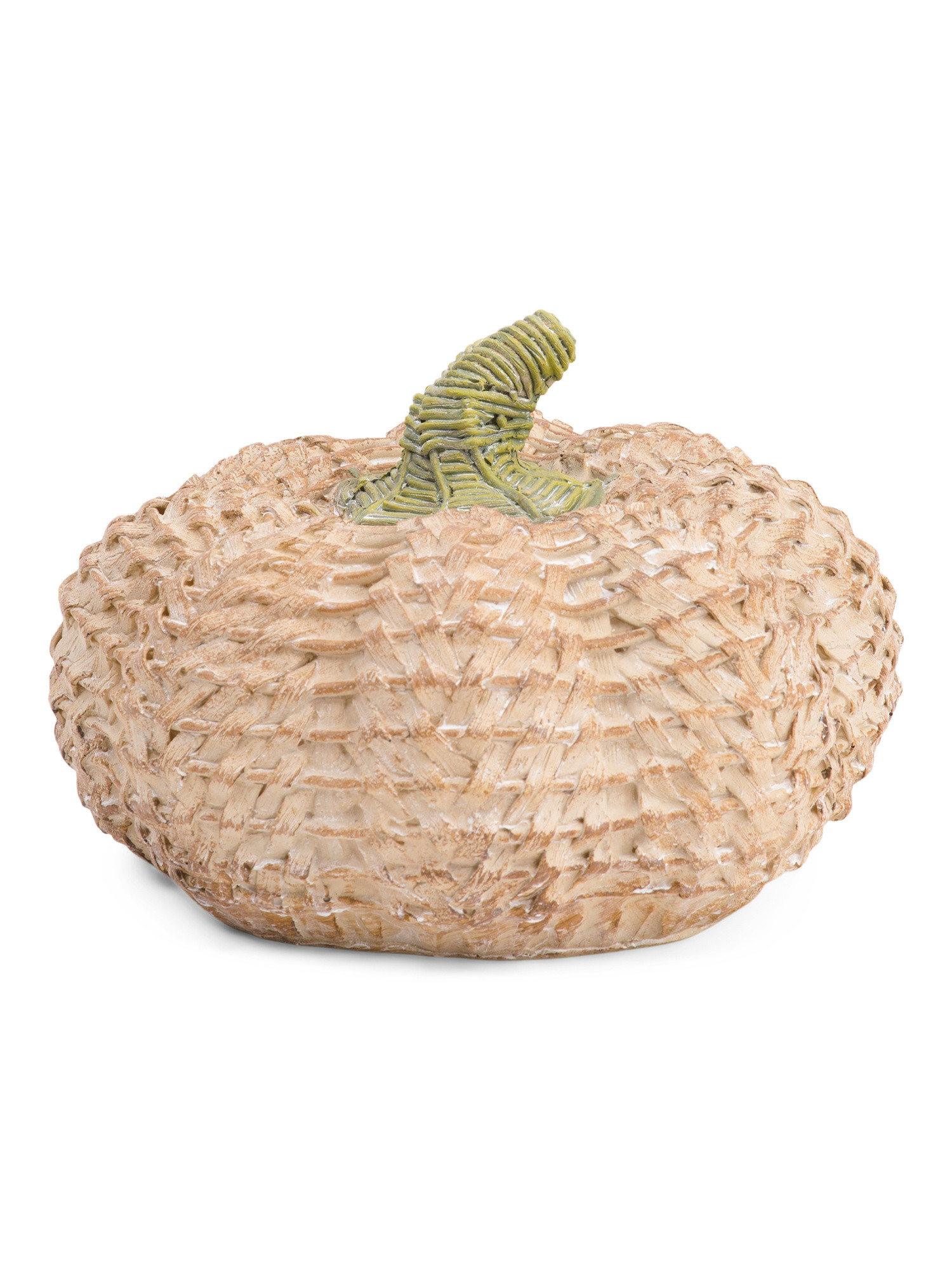 7.5in Resin Rattan Pumpkin | TJ Maxx