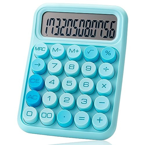 Mr. Pen- Mechanical Switch Calculator, 12 Digits, Large LCD Display, Blue Calculator Big Buttons | Amazon (US)