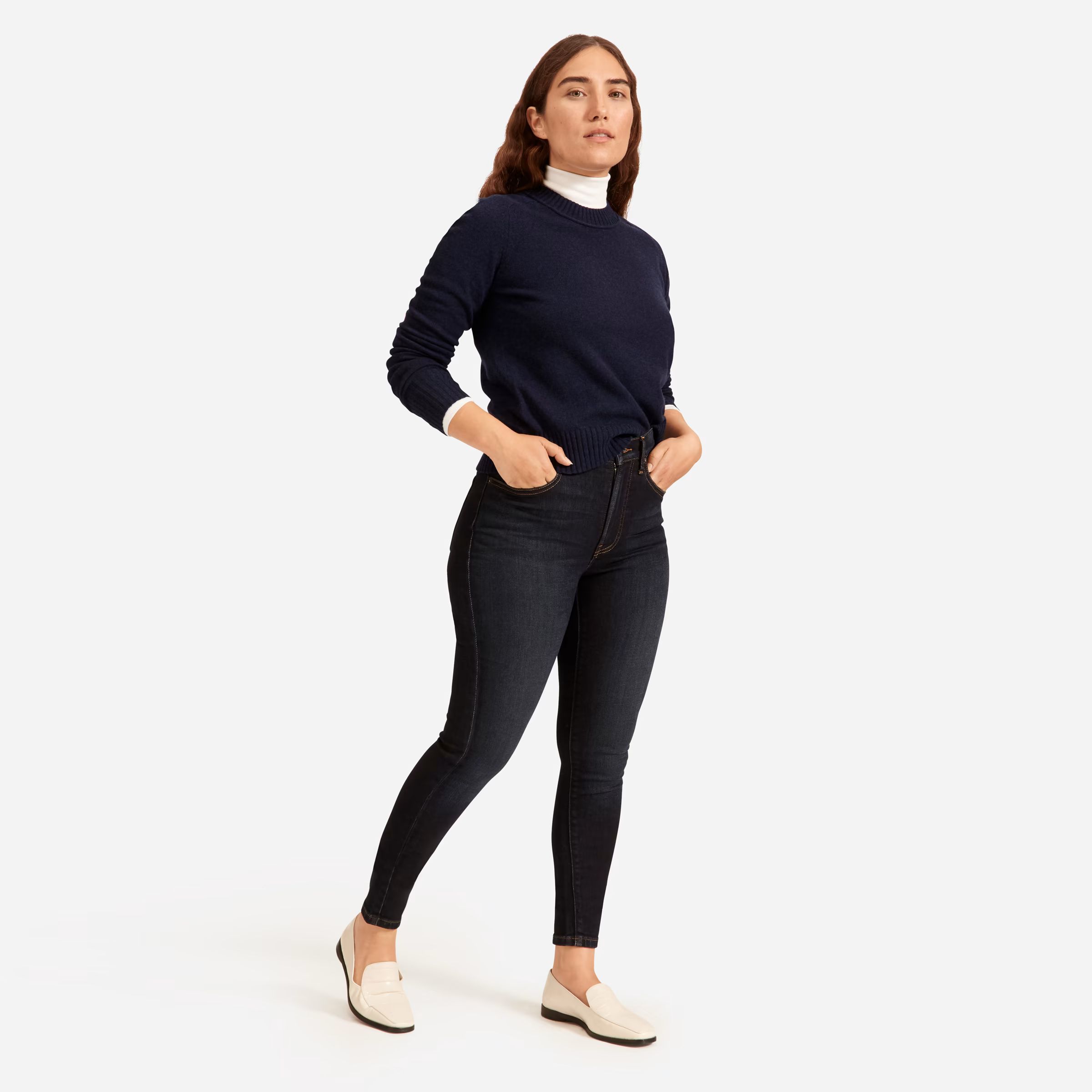 Authentic Stretch High-Rise Skinny — $68 $50 | Everlane