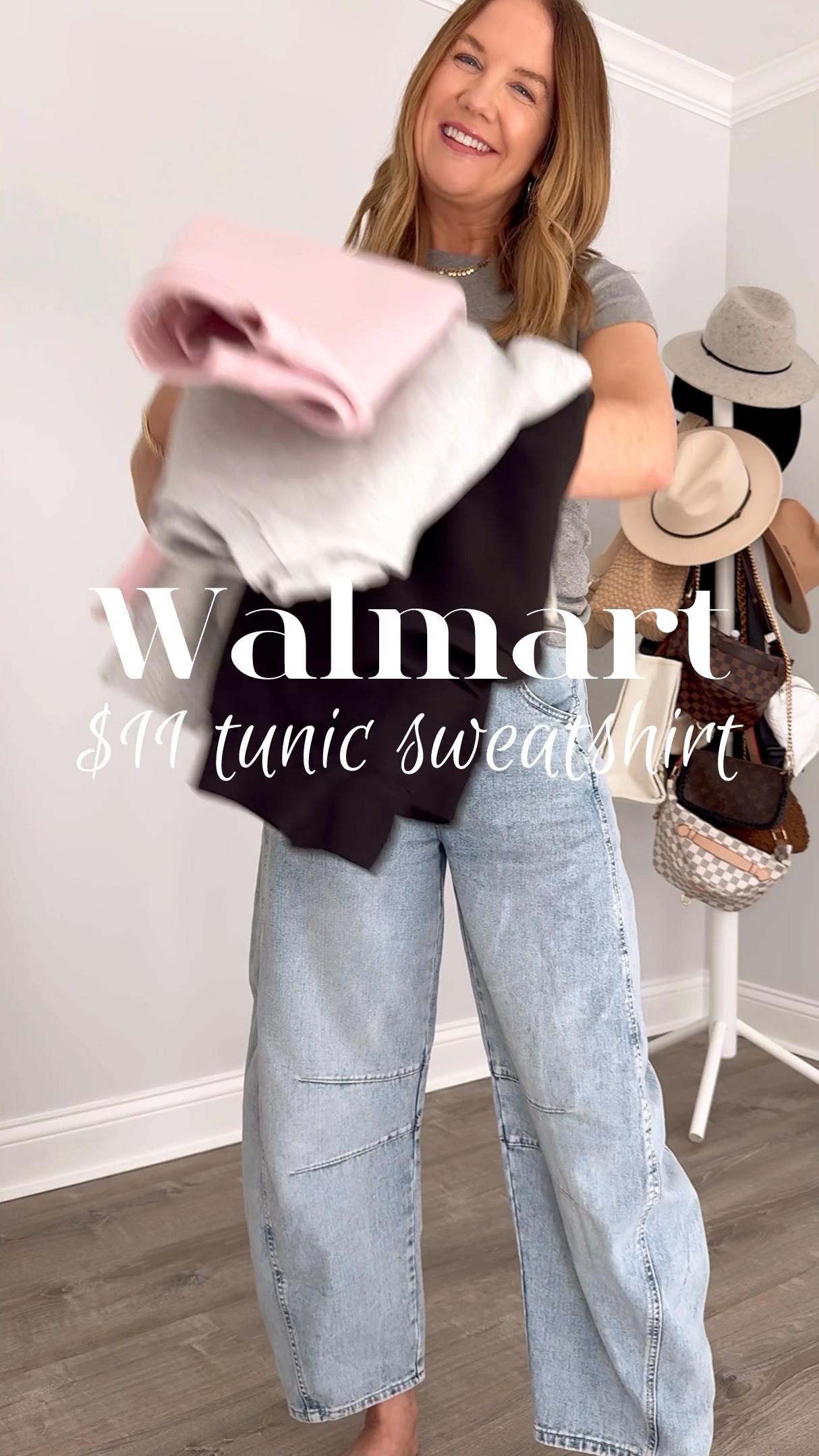 The $11 sweatshirt you’ll want in every color! This is THE perfect fall basic and long enough for leggings. You don’t need to size up for this fit.

Walmart fashion find, fall outfit, cut and comfy, leggings outfit, tunic sweatshirt, fall trends 2024, mom style, affordable fashion 

#LTKOver40 #LTKActive #LTKSeasonal