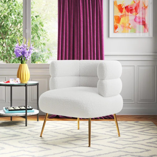 Demetrius30" W Upholstered Barrel Chair | Wayfair North America
