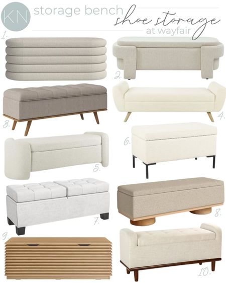 WAY DAY is here and all items are up to 80% off and ship for free! One of these storage benches is the perfect addition to a bedroom, entryway or mud room to store shoes, blankets, pillows and more! home decor home storage solution shoe storage bedroom decor entryway decor mud room decor

#LTKsalealert #LTKhome #LTKstyletip