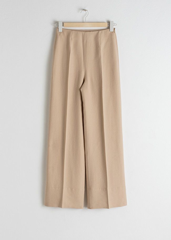 Wide Lyocell Blend Trousers | & Other Stories (EU + UK)
