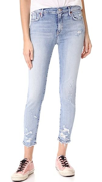 AGOLDE Sophie High Rise Crop Skinny Jeans | Shopbop