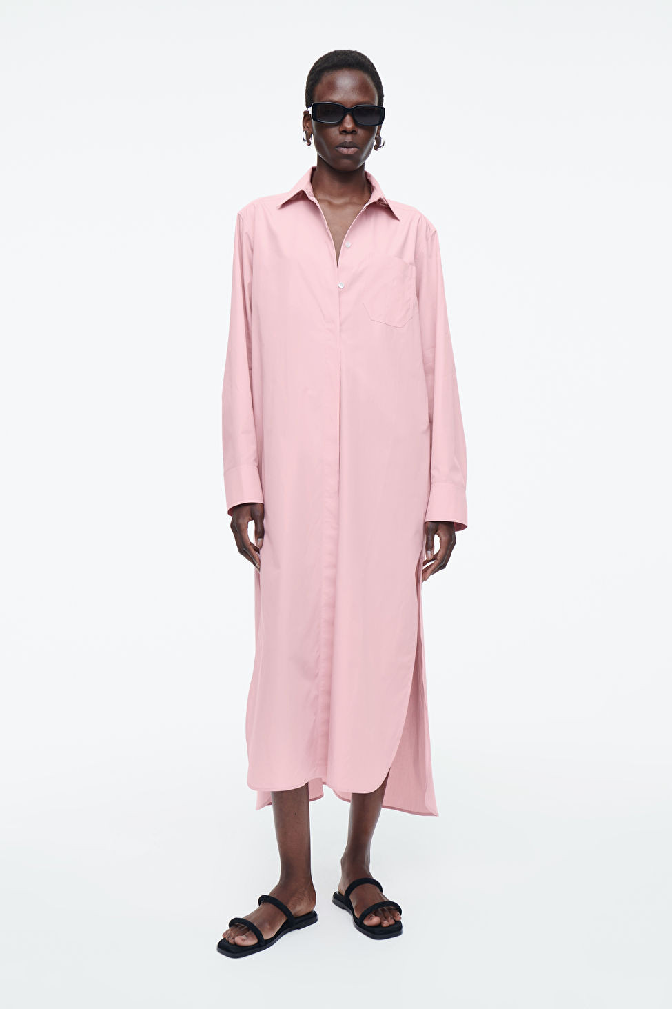 COLLARED MIDI SHIRT DRESS | COS (US)