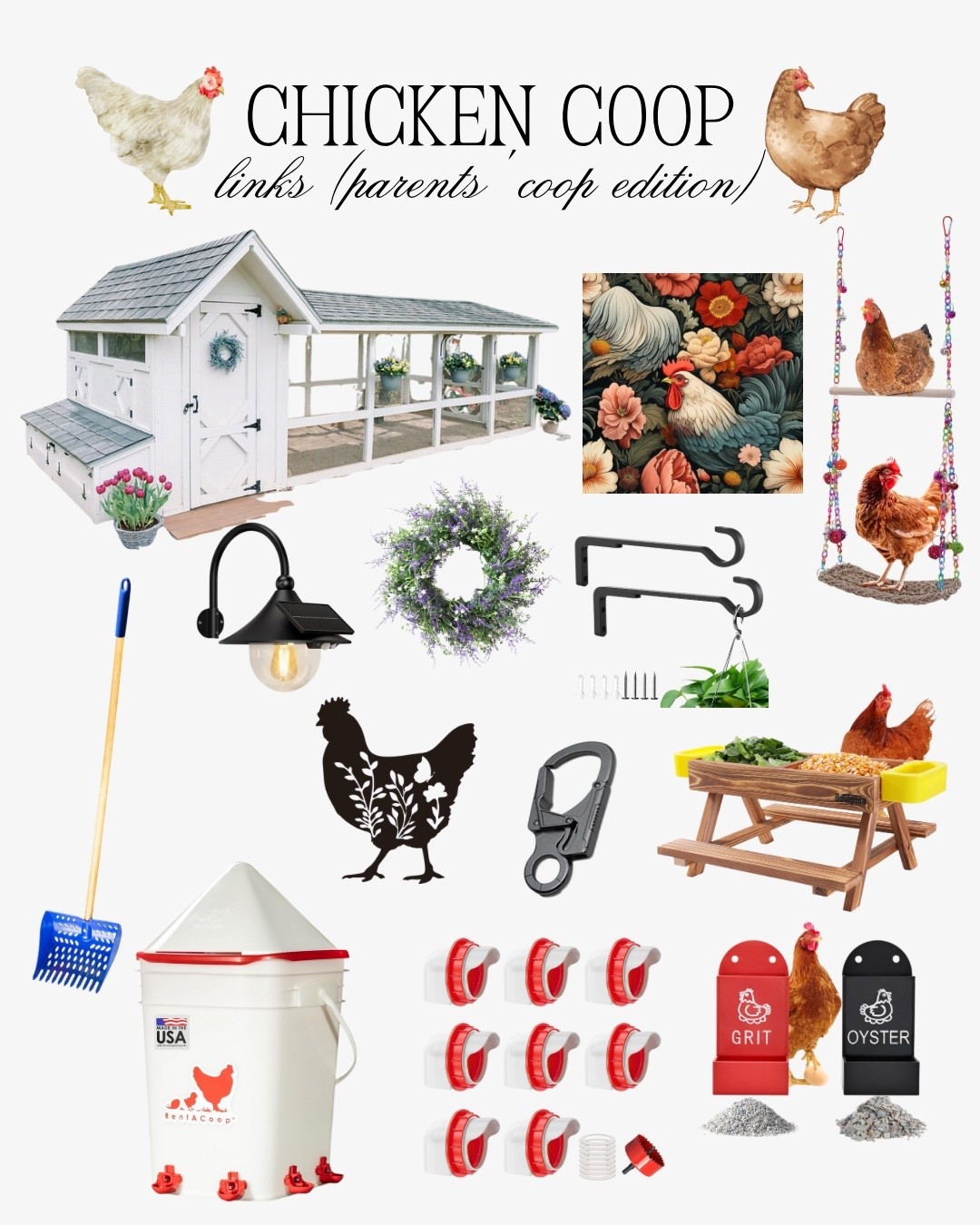 Coop Must-Haves Straight from My Parents’ Backyard 🐓🌿

My parents have the sweetest backyard coop setup, and after seeing how well it runs (and how happy their hens are!), I had to share their go-to essentials. These are the tried-and-true products they use every day—from sturdy feeders and predator-safe locks to cozy nesting box liners and their favorite automatic door.

If you’re starting your own flock or want to upgrade your setup, this list is full of practical finds that really make a difference. Everything is easy to use, low-maintenance, and perfect for keeping your girls safe, clean, and content.

Tap to shop what’s in their coop—and save yourself some trial and error! 🪵🐣 #BackyardChickens #CoopMustHaves #ChickenKeepingMadeEasy


#LTKHome #LTKSeasonal