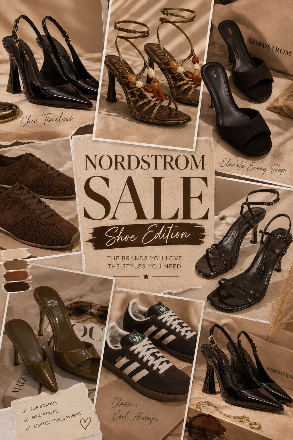 Nordstrom is having a great sale on their shoe selection. If you have a whole in your closet for some Summer shoes, now is the time to stock up 

 
