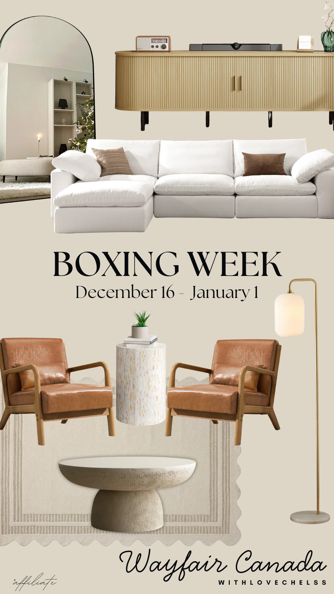 @wayfaircanada

Boxing Week!

Up to 70% off and fast shipping

December 16th 2025 - January 1st 2026

#wayfaircahome
#wayfaircapartner
#LTKboxingweek 

 

#LTKsale #LTKcanada #LTKhome