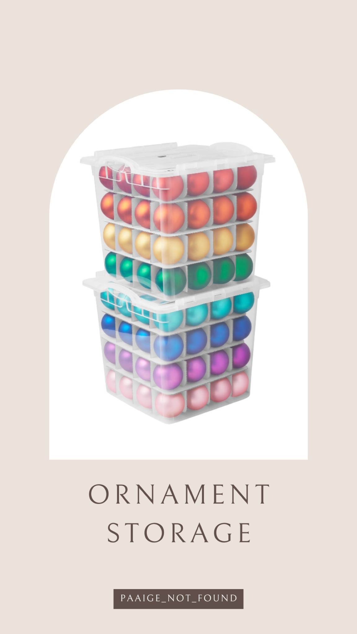 The perfect ornament storage from The Home Edit at Walmart. Pack of 1 or 2

#LTKHoliday #LTKGiftGuide #LTKSeasonal