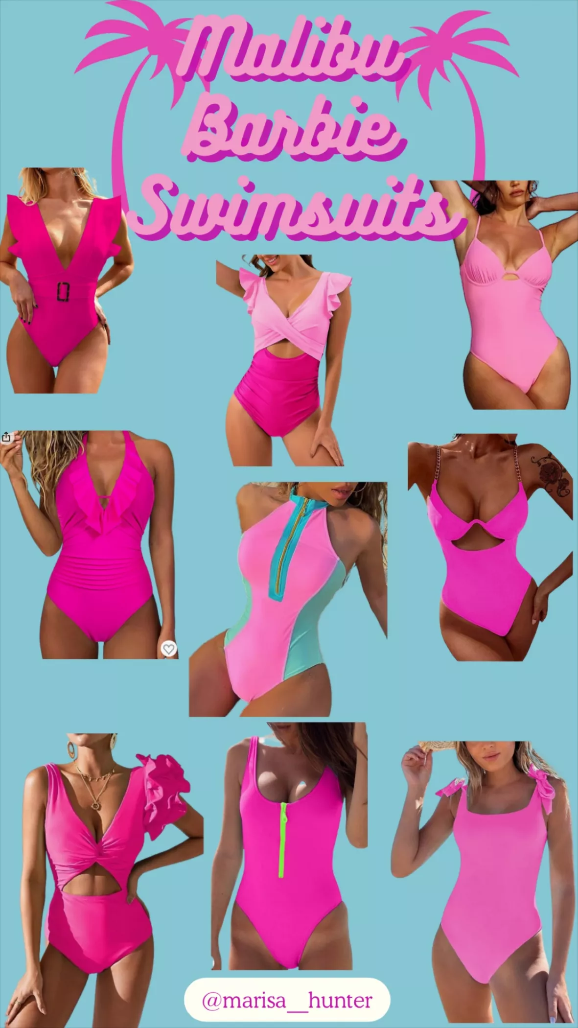 Barbie, Swim, Womens Barbie Pink Swimsuit Bodysuit