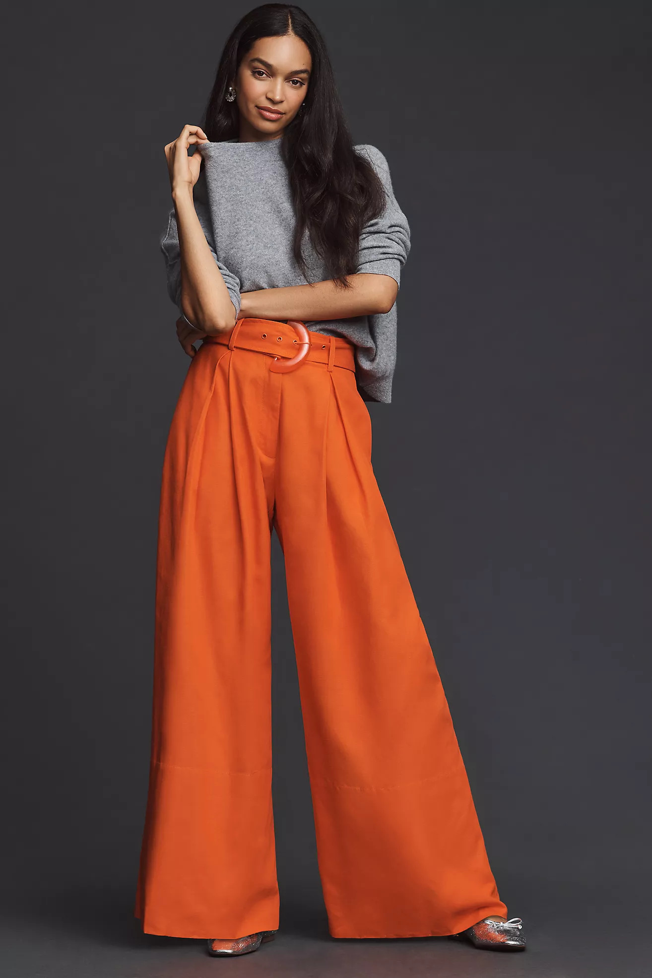 Farm Rio Tailored Wide-Leg Pants | Anthropologie (US)