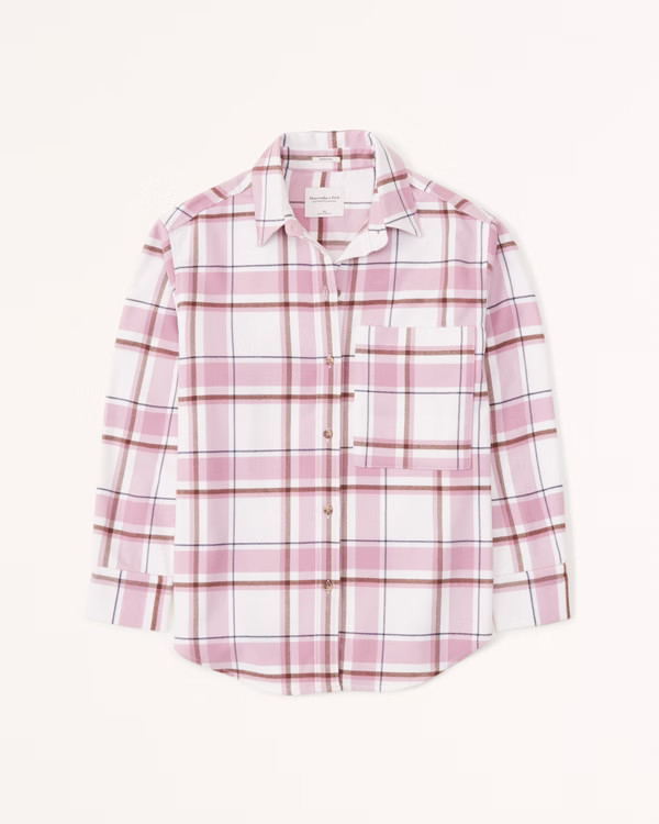 Oversized Flannel Shirt | Abercrombie & Fitch (US)