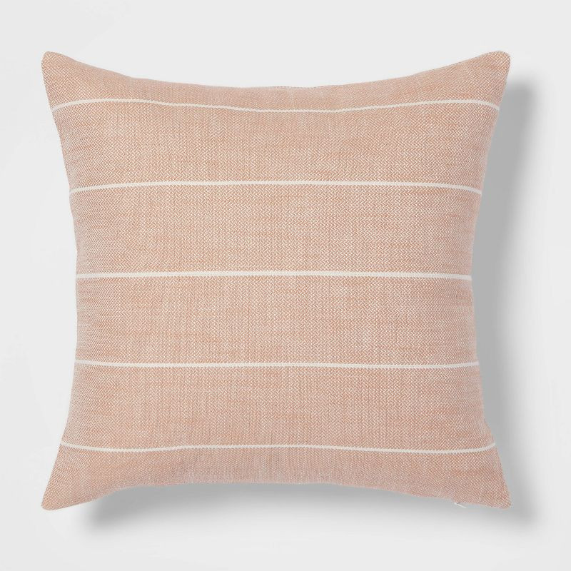 Cotton Striped Square Throw Pillow - Threshold™ | Target