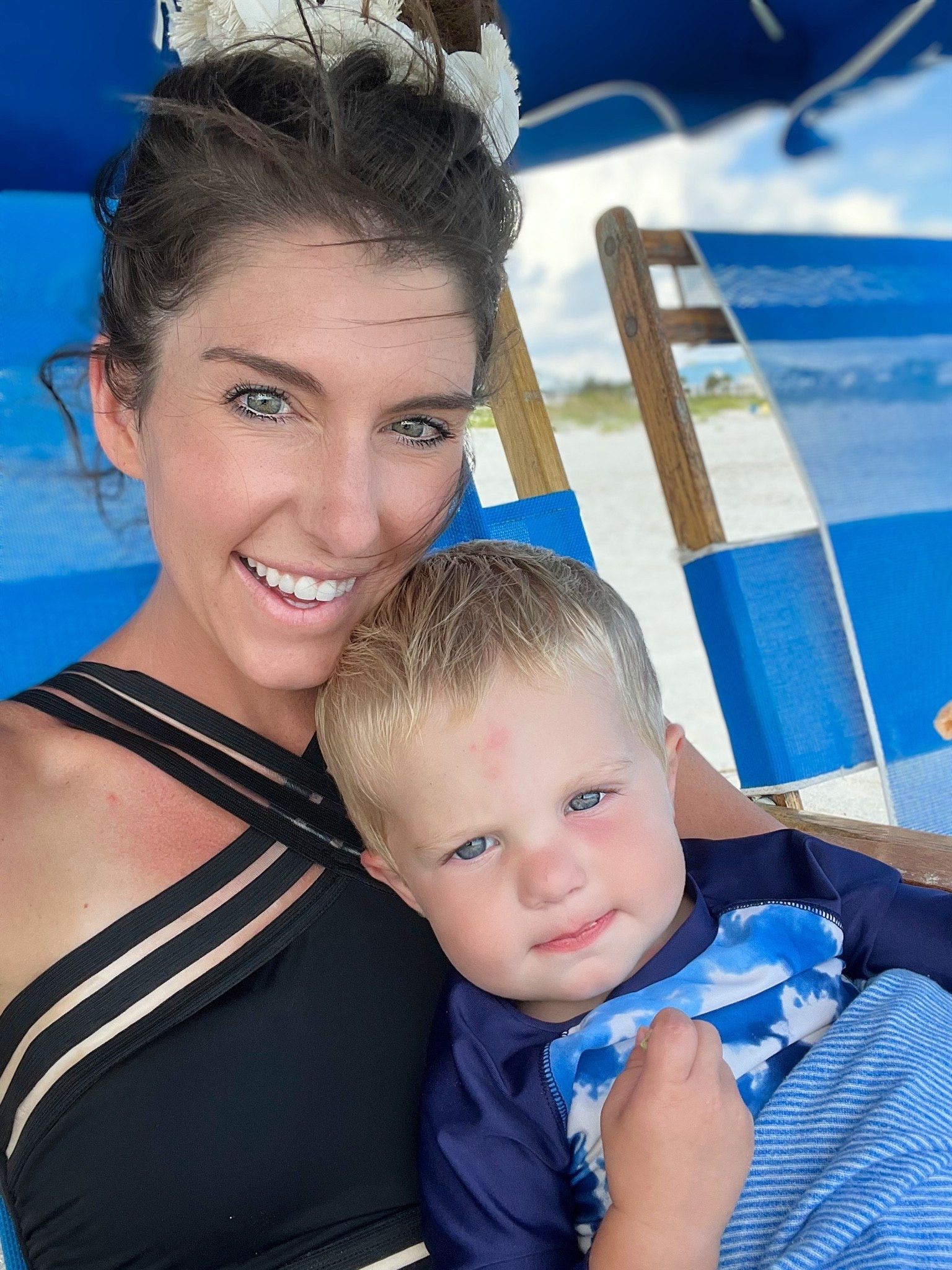 Beach time with Mama! I LOVE this black one piece swimsuit with front crossovers! I'll also link the one piece rash guard from my son is wearing!

#kidsswimwear #beachoutfit #amazonfinds #outfitinspo

#LTKkids #LTKswim #LTKFind