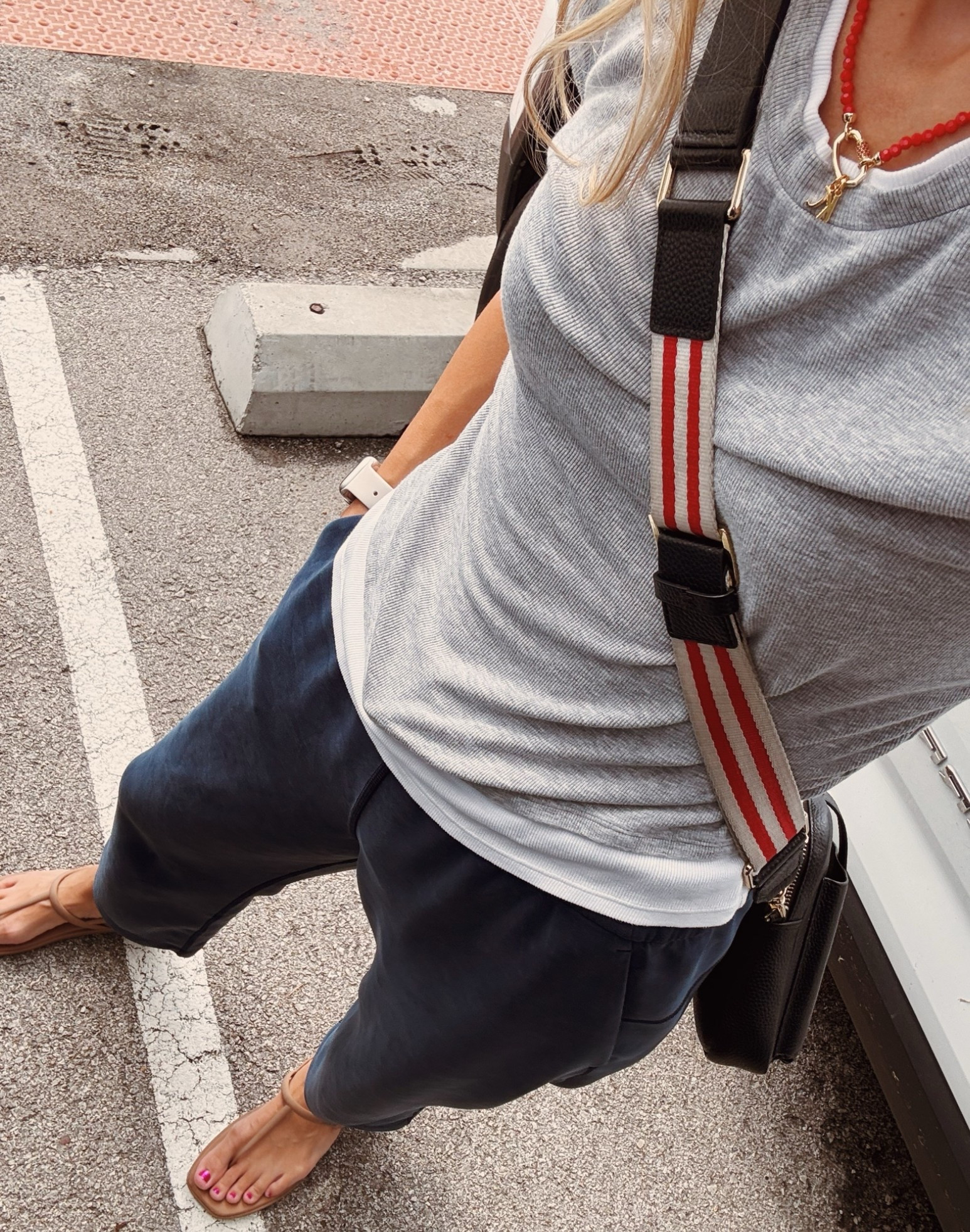 Double layered tee and some crop pants for my go to athleisure for the weekend!

#LTKmomlife #LTKActive #LTKOver40