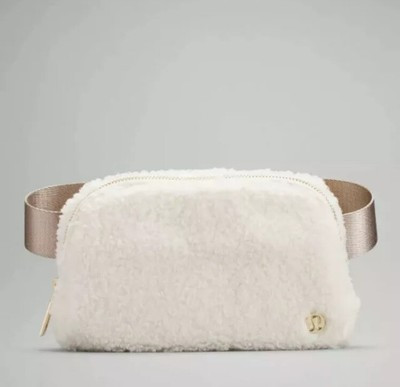 Lululemon NWT Everywhere Fleece Sherpa Belt Bag Light Ivory Sold Out Fanny Pack | eBay AU