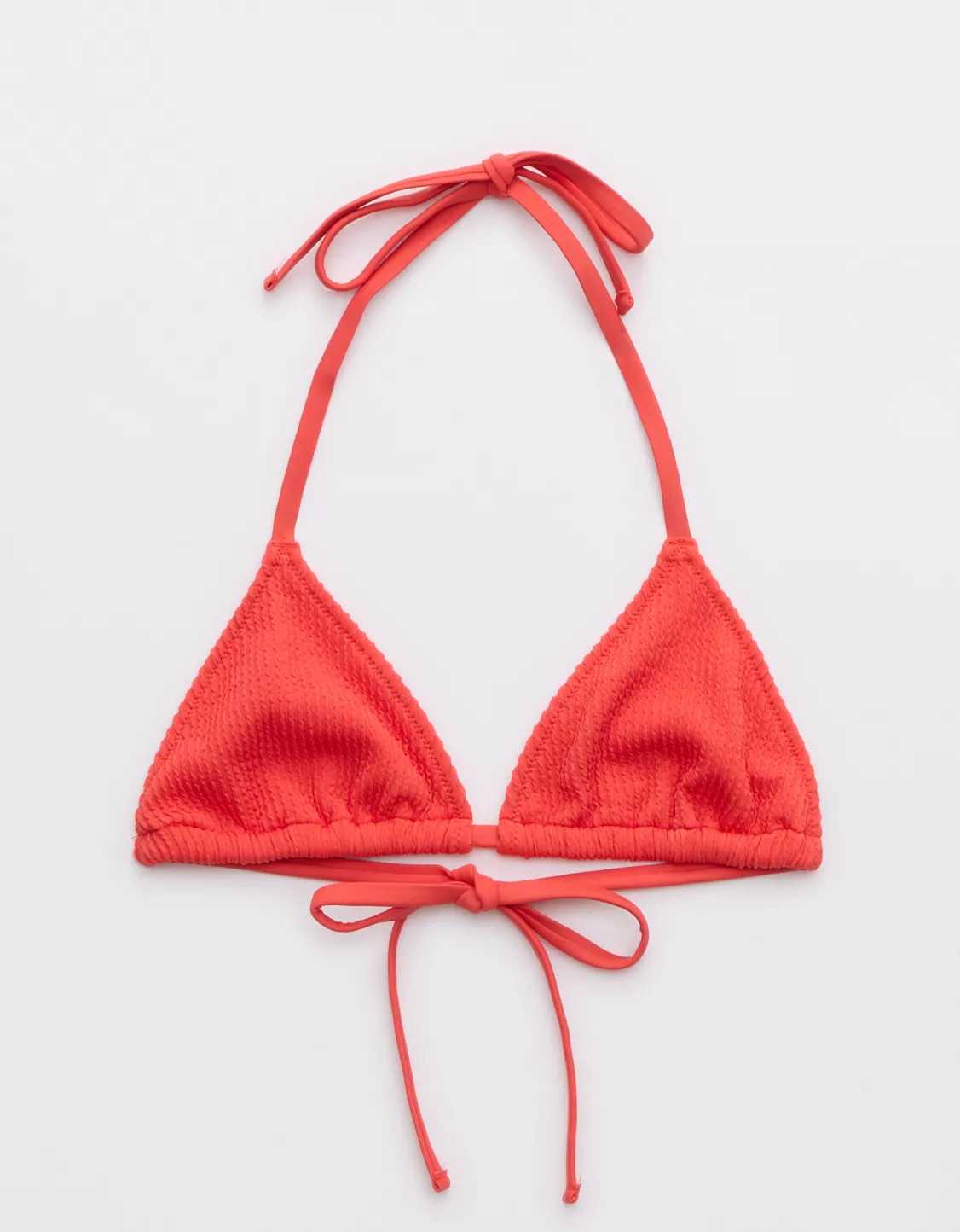 Aerie Crinkle String Triangle Bikini Top | Aerie