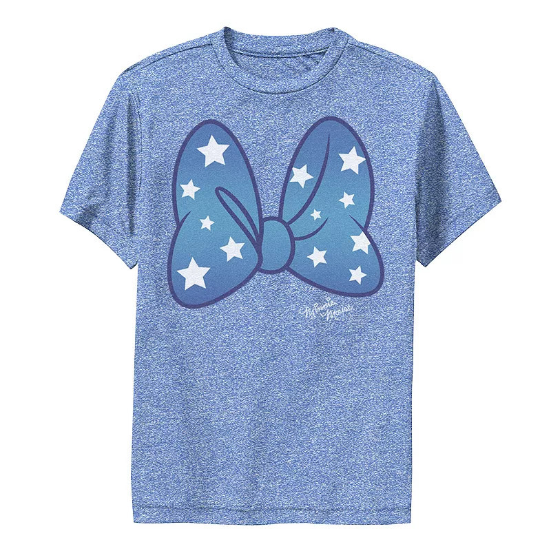 Disney's Mickey And Friends Boys 8-20 Minnie Americana Star Bow Tee, Boy's, Size: Small, Royal Grey | Kohl's