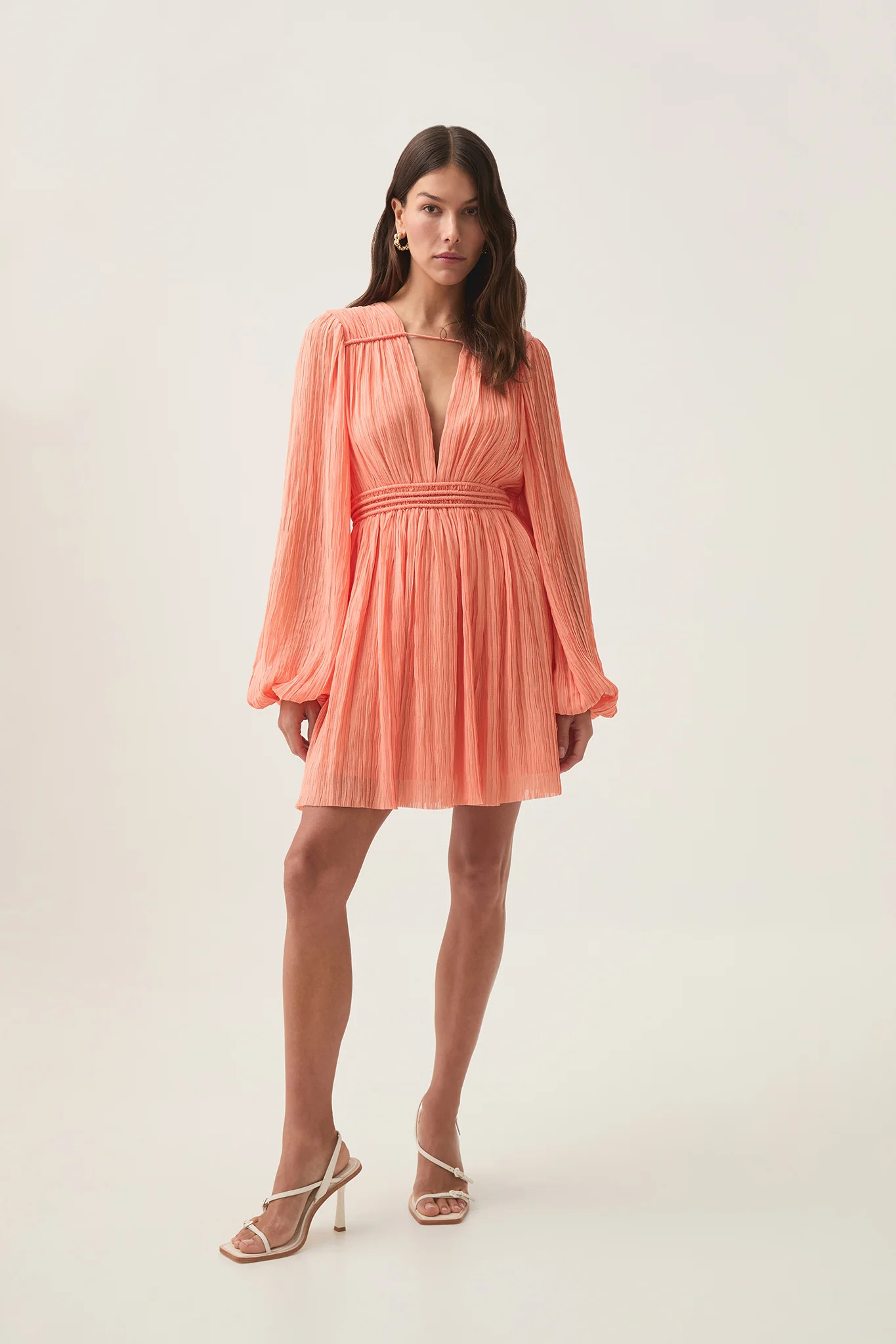 Genevieve Pleated Mini Dress | aje. (US, UK, Europe, ROW)