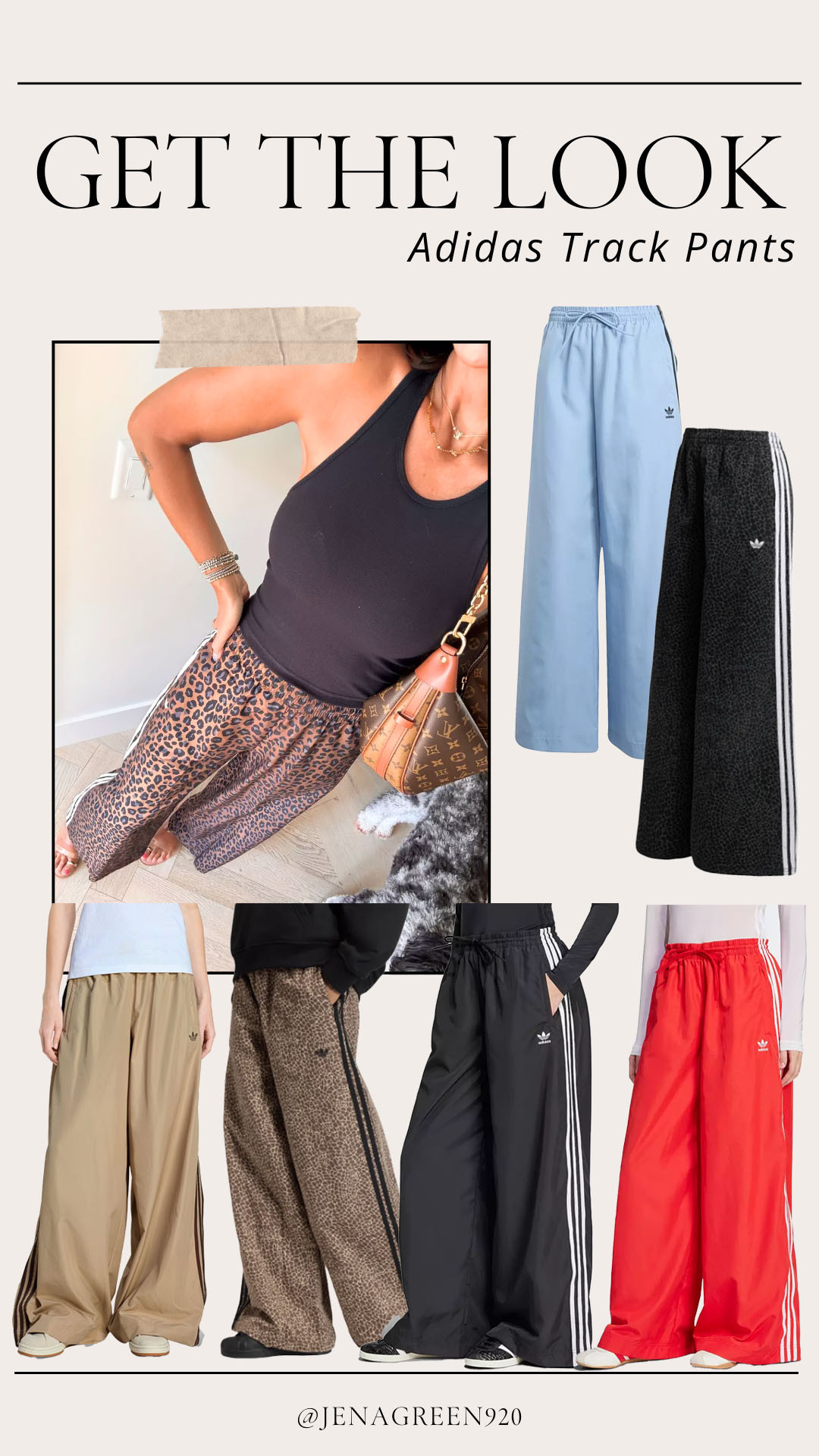 Get the Look | Adidas Track Pants | Adidas Track Pants New Prints | Leopard Track Pants 

 #LTKootd #LTKSeasonal