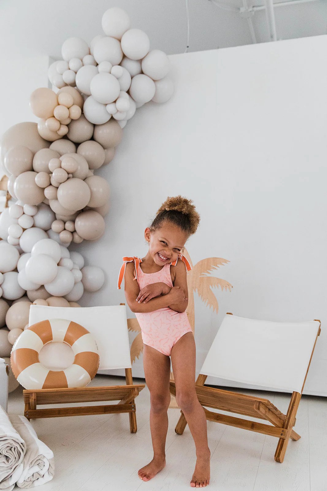 Malibu One Piece - Tropical Floral | Kid's Swimwear | Ollie's Day