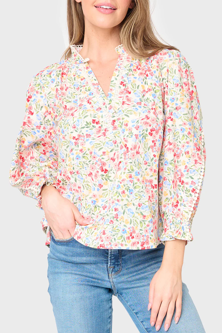 Aria Poplin Blouse | Gibson