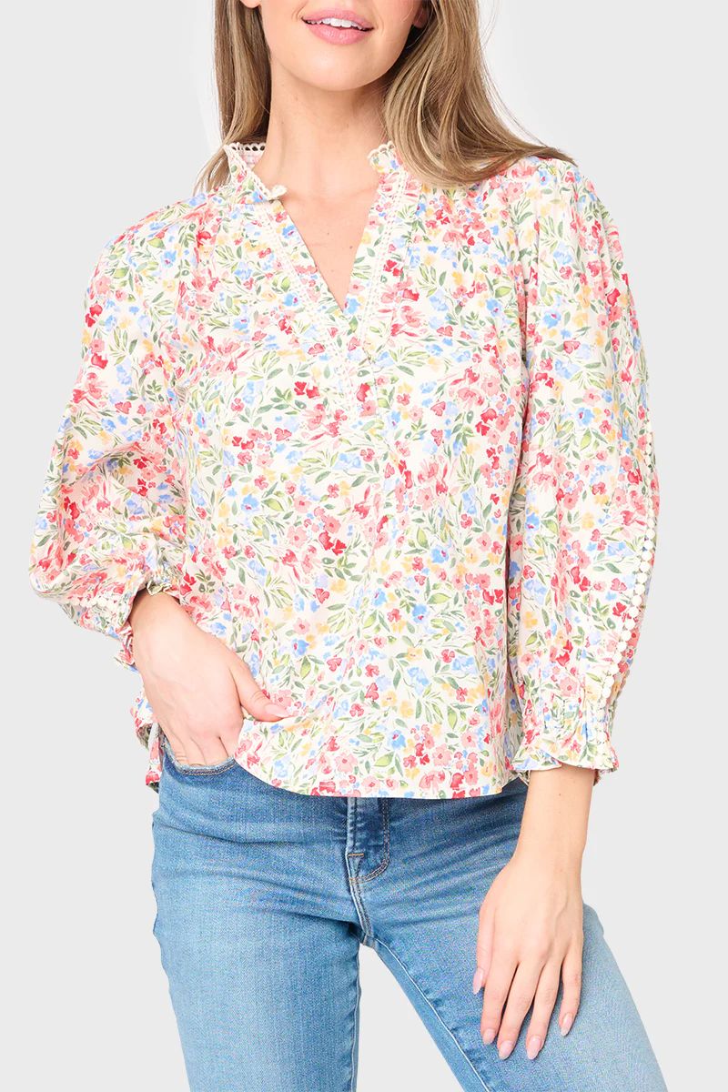 Aria Poplin Blouse | Gibson