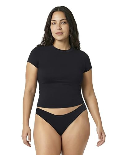florence by mills Women's Softie Cotton Tee, Black, XX-Large | Amazon (US)