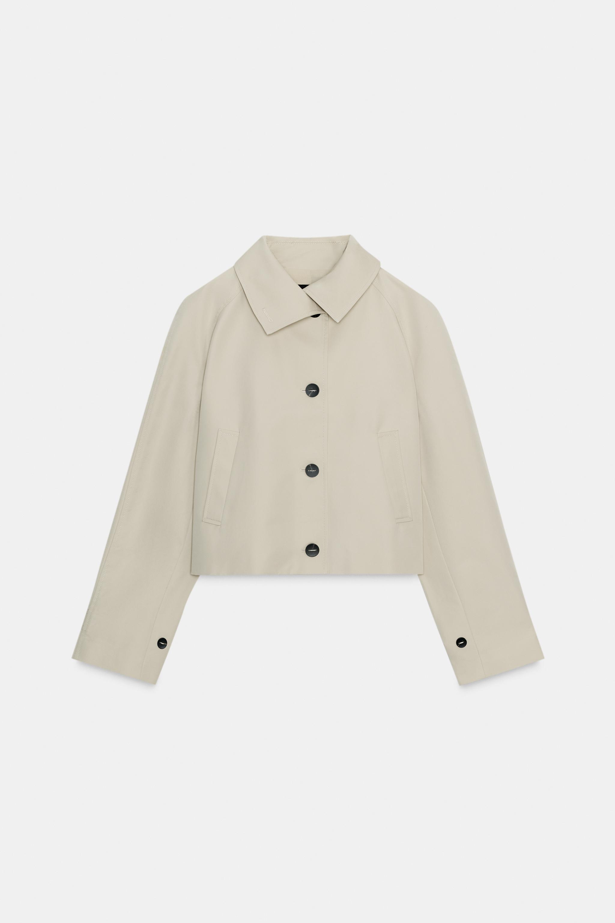 WATER REPELLENT SHORT TRENCH COAT ZW COLLECTION | Zara Canada