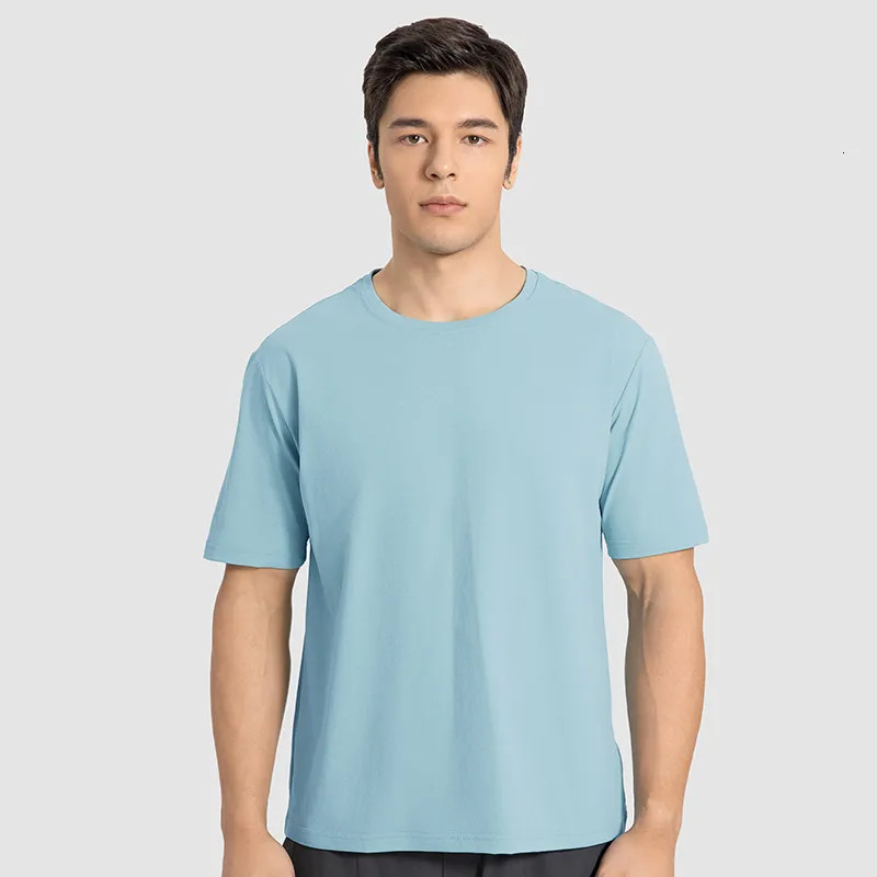 Save Big on Bulk Anti Sweating Man Sport T  Shirt Outdoor Mens Sports T Shirt Solid Color Yoga Sh... | DHGate