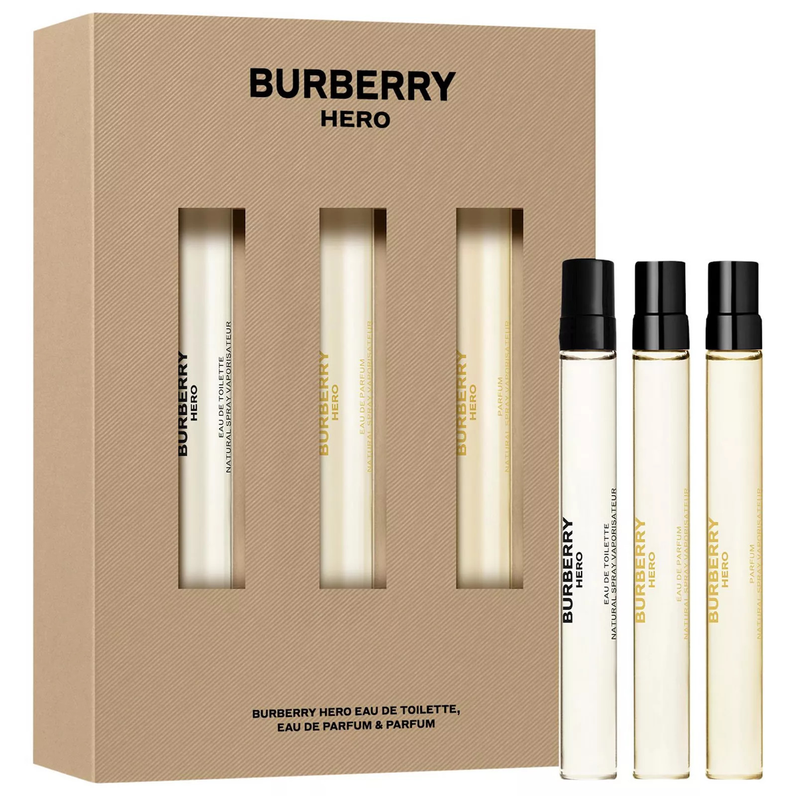 BURBERRY Burberry Hero Men's Travel Spray Trio Gift Set | Kohl's