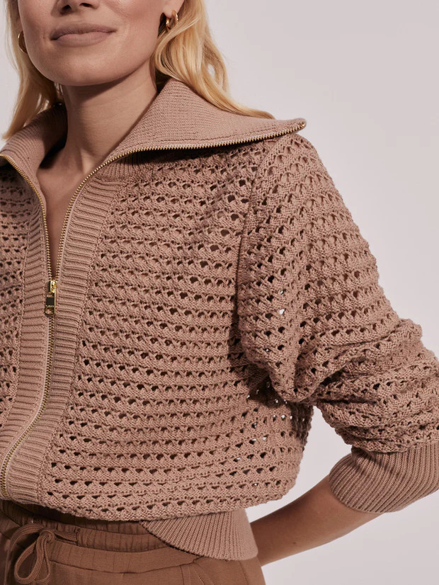 Eloise Zip-Through Knit | Varley USA