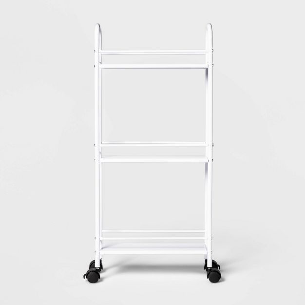 Narrow Storage Cart White - Room Essentials™ | Target