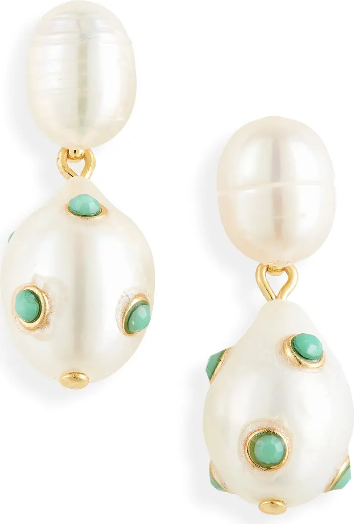 BaubleBar Meagan Freshwater Pearl Drop Earrings | Nordstrom | Nordstrom