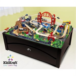 KidKraft Metropolis Table and Train Set | Homesquare