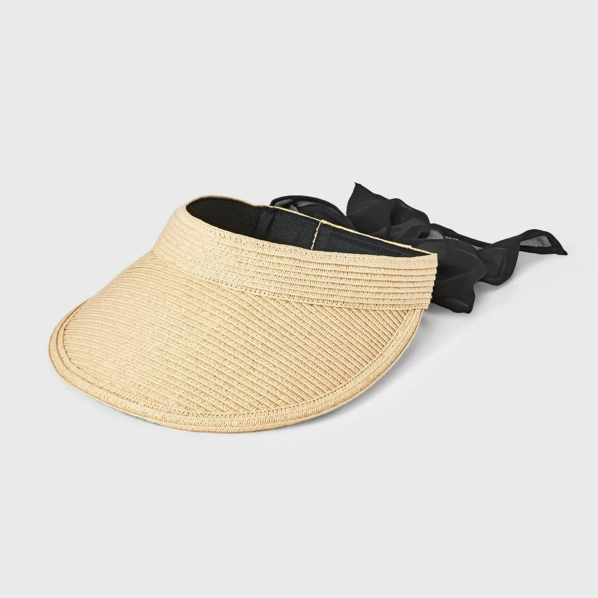 Straw Visor Hat with Bow Detail - A New Day™ | Target