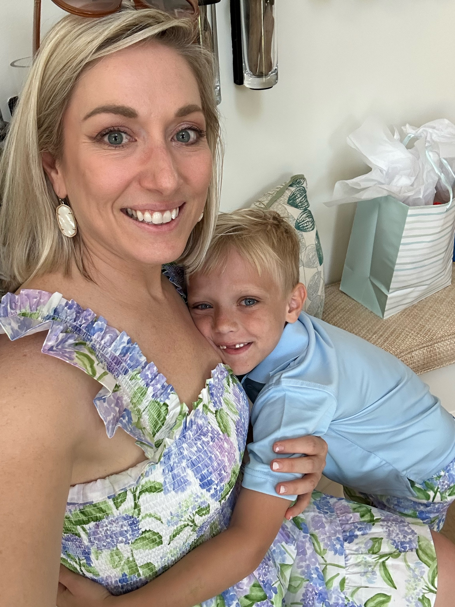 Twinning with my little buddy in the most beautiful hydrangea print cotton Nap Dress and cotton Leo shorts. Summer has begun! 🪻

#LTKkids #LTKfamily #LTKunder50