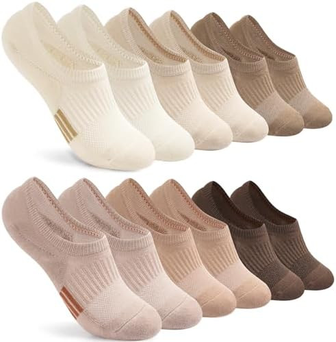 Toes Home No Show Socks Womens Cushioned Low Cut Athletic Hidden Liner for Sneakers Ankle Invisib... | Amazon (US)