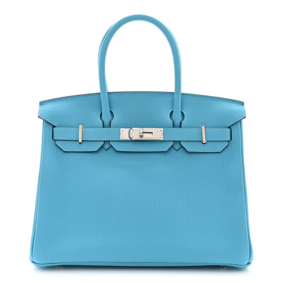 HERMES Togo BIRKIN 30 Blue Du Nord | FASHIONPHILE | FASHIONPHILE (US)