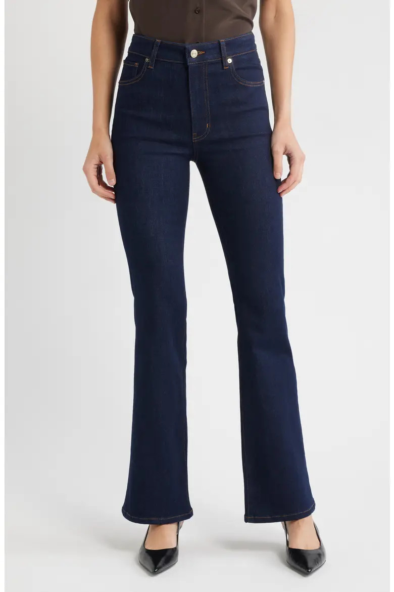 FRAME The Reboot High Waist Bootcut Jeans in Crave at Nordstrom, Size 34 | Nordstrom