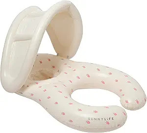 SUNNYLiFE Float Together Baby Seat - Strawberry Sunshine | Amazon (US)
