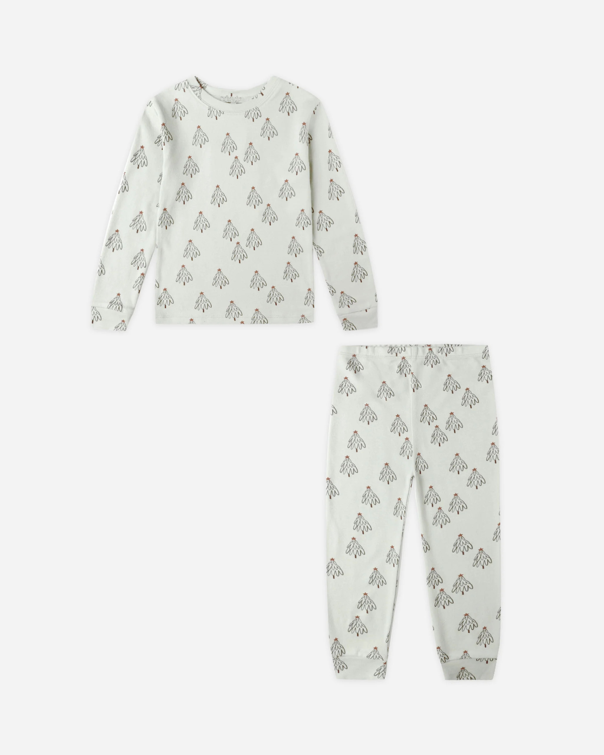 Organic Long Sleeve Pajama Set || Trees | Rylee + Cru