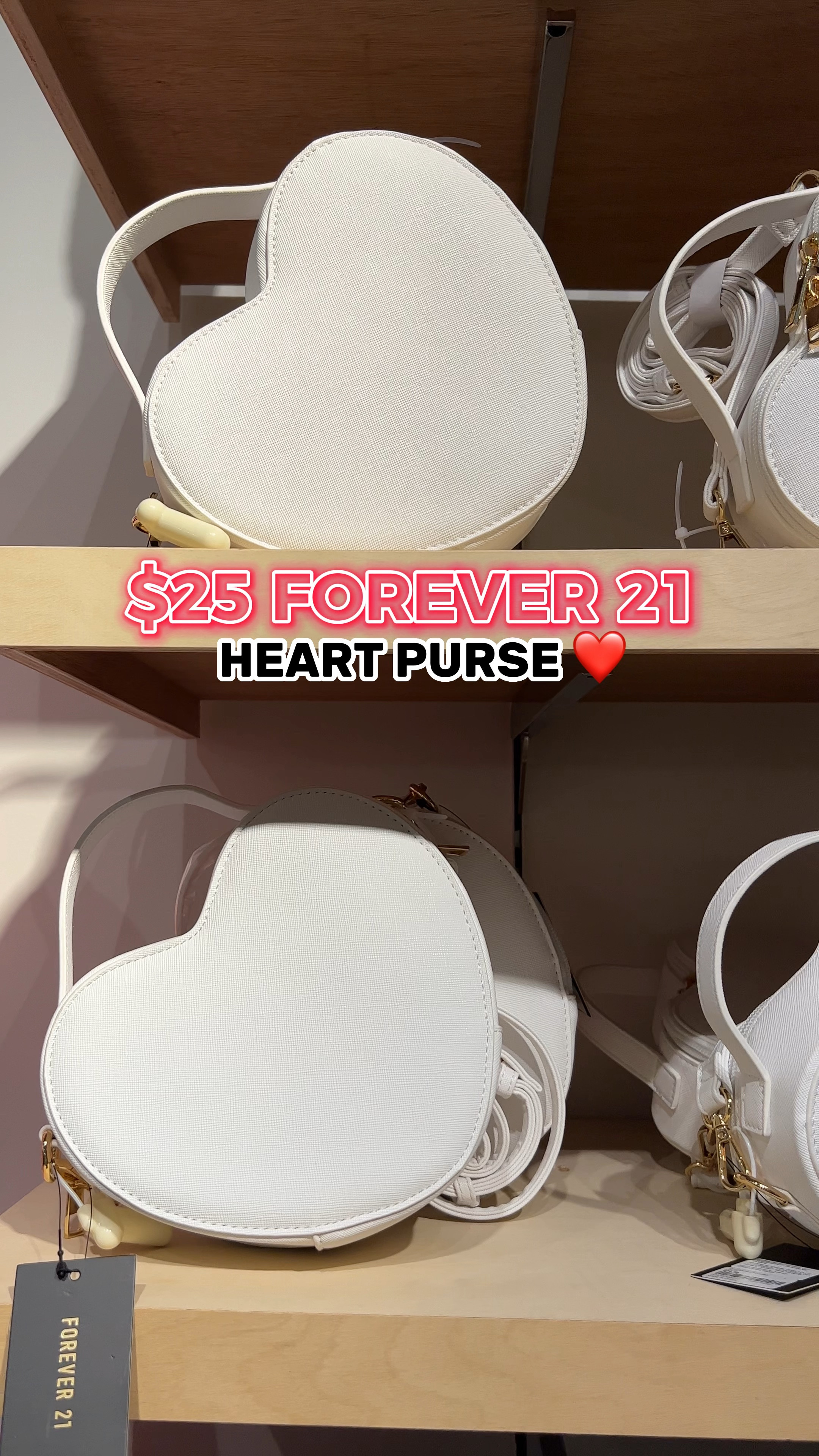 FOREVER 21 Heart Crossbody Bags for Women