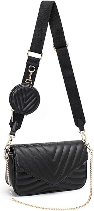 Small Quilted Crossbody Bags for Women Stylish Designer Purses and Handbags with Coin Purse and A... | Amazon (US)