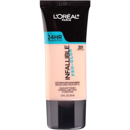 L'Oreal Paris Makeup Infallible Up to 24HR Pro-Glow Foundation, Classic Ivory, 1 Ounce | Amazon (US)
